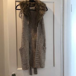 Anthropologie Angel of the North Sweater Vest